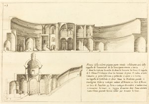 Forhøyning av kapellet for korsoppfinnelsen av Jacques Callot