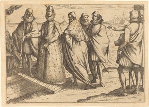 Ombordstigning i Genova av Jacques Callot