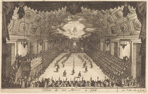 Hans Høyhets inntog til fots av Jacques Callot