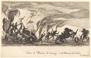 Inntreden av M. de Couvonge og M. de Chalabre av Jacques Callot