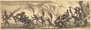 Innføring av M. de Couvonge og M. de Chalabre [ekstra plate], 1627. av Jacques Callot