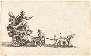 Inntreden av Monseigneur Henry de Lorraine, Marquis de Moy, under navnet Pirandre av Jacques Callot