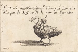 Inntreden av Monseigneur Henry de Lorraine, Marquis de Moy, under navnet Pirandre av Jacques Callot
