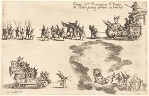Inntreden av prinsen av Pfaltzbourg av Jacques Callot