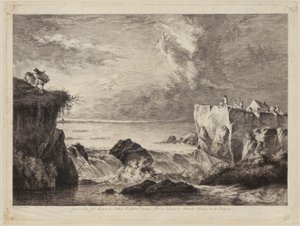 Festmåltid, blad 4 i serien «Die Bohémiens» av Jacques Callot