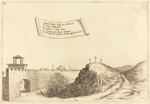Fire deler av Via Dolorosa av Jacques Callot