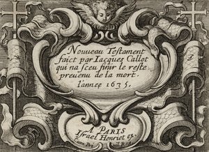 Frontispice, ca. 1635 av Jacques Callot