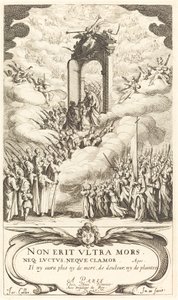 Frontispice for "The Calendar of Saints" av Jacques Callot