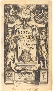 Frontispice for "The Customs of Lorraine" av Jacques Callot