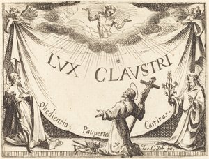Frontispice for "The Light of the Cloister" av Jacques Callot