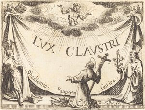 Frontispice for "The Light of the Cloister" av Jacques Callot