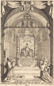 Frontispice for Miracles and Graces of Our Lady of "Bon-Secours-les-Nancy" av Jacques Callot