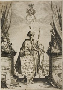 Frontispice, fra Solimano av Jacques Callot