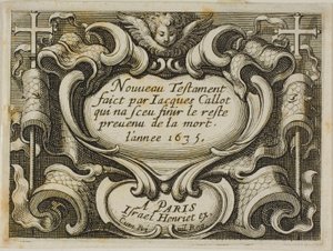 Frontispice, fra Det nye testamente av Jacques Callot