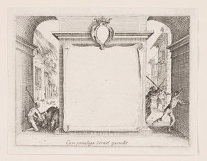 Frontispice, fra serien La vie de l av Jacques Callot