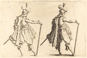 Gentleman med Cane av Jacques Callot
