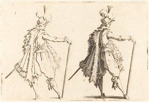 Gentleman med Cane av Jacques Callot