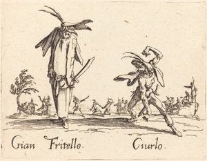 Gian Fritello og Ciurlo av Jacques Callot