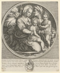 Den hellige familie av Jacques Callot