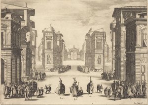 Il Solimano, akt I av Jacques Callot