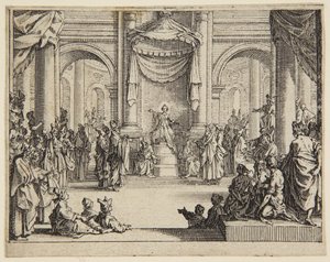Jesusbarnet blant de skriftlærde av Jacques Callot