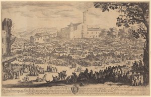 Marked i Impruneta av Jacques Callot