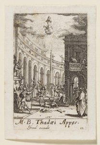 Judas apostelen (Thadaei Appos.) av Jacques Callot