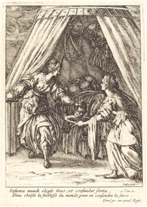 Judith med sjefen for Holofernes av Jacques Callot