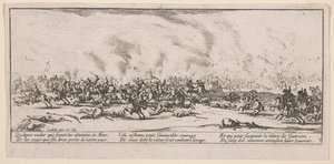 The Battle, illustrasjon fra The Large Miseries of War av Jacques Callot