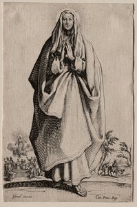 Den salige jomfru. av Jacques Callot