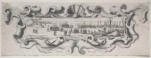 Landgang av troppene av Jacques Callot