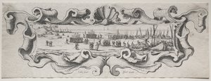 Landgang av troppene. av Jacques Callot