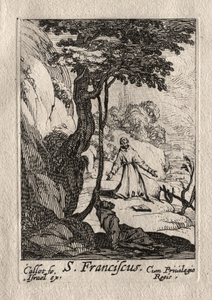 The Penitents: St. Francois av Jacques Callot