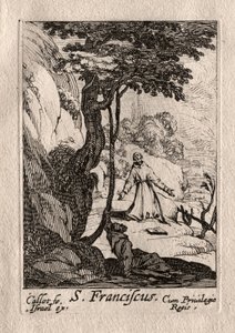 The Penitents: St. Francis. av Jacques Callot