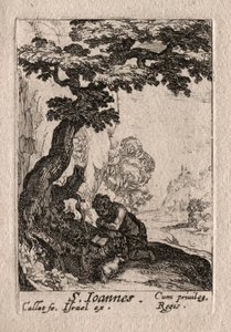The Penitents: St. Johannes døperen. av Jacques Callot