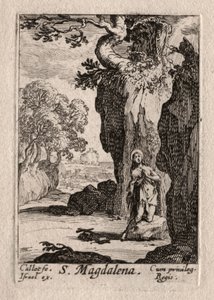 The Penitents: St. angrende Madeleine av Jacques Callot