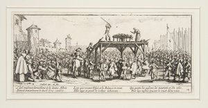 Krigens store elendighet: N. 14 - Hjulet av Jacques Callot