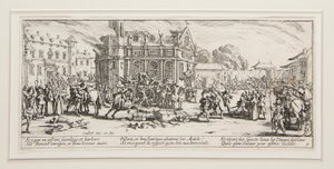 The Great Miseries of War: No. 6 -Devastation of av Jacques Callot
