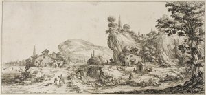 Laster varer, fra forskjellige scener designet i Firenze av Jacques Callot