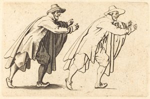 Mann som beveger seg brått av Jacques Callot