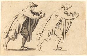 Mann som beveger seg brått av Jacques Callot