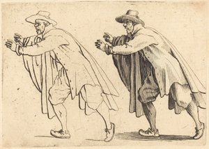 Mann som beveger seg brått av Jacques Callot