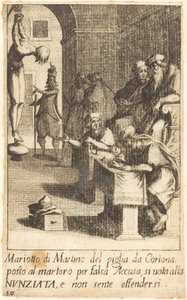 Mariotto di Martino, 1619. av Jacques Callot