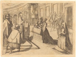 Ekteskap med Margaret av Østerrike og Philip III av Jacques Callot