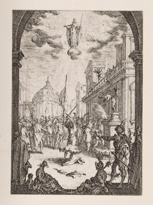 Martyrdom of St. Jacques, nr.3 fra The Martyrdom of the Apostles av Jacques Callot