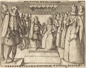 Margaret av Østerrike og Filip III av Jacques Callot