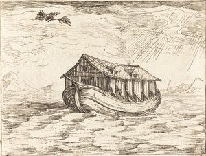 Noahs ark av Jacques Callot