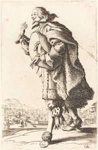 Edelmann med filthatt, bukking av Jacques Callot