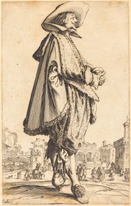 Edel mann med foldede hender av Jacques Callot