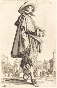 Edel mann med foldede hender av Jacques Callot